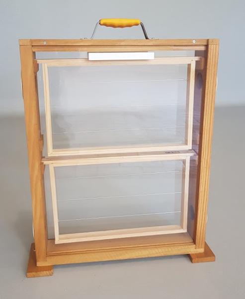 Schaukasten mit 2 Rähmchen – Langstroth